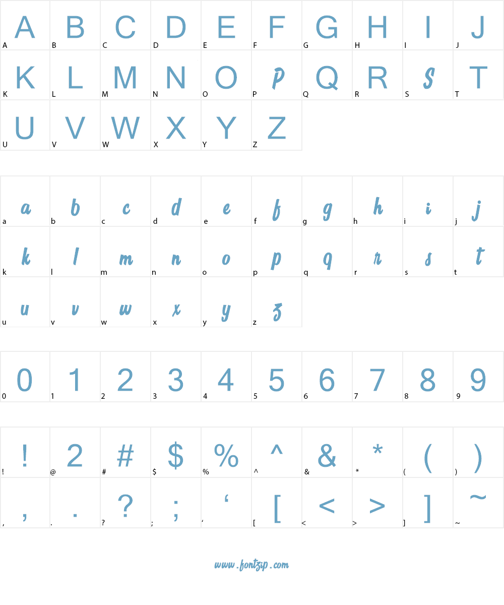 Sign Panthers Script Font Character